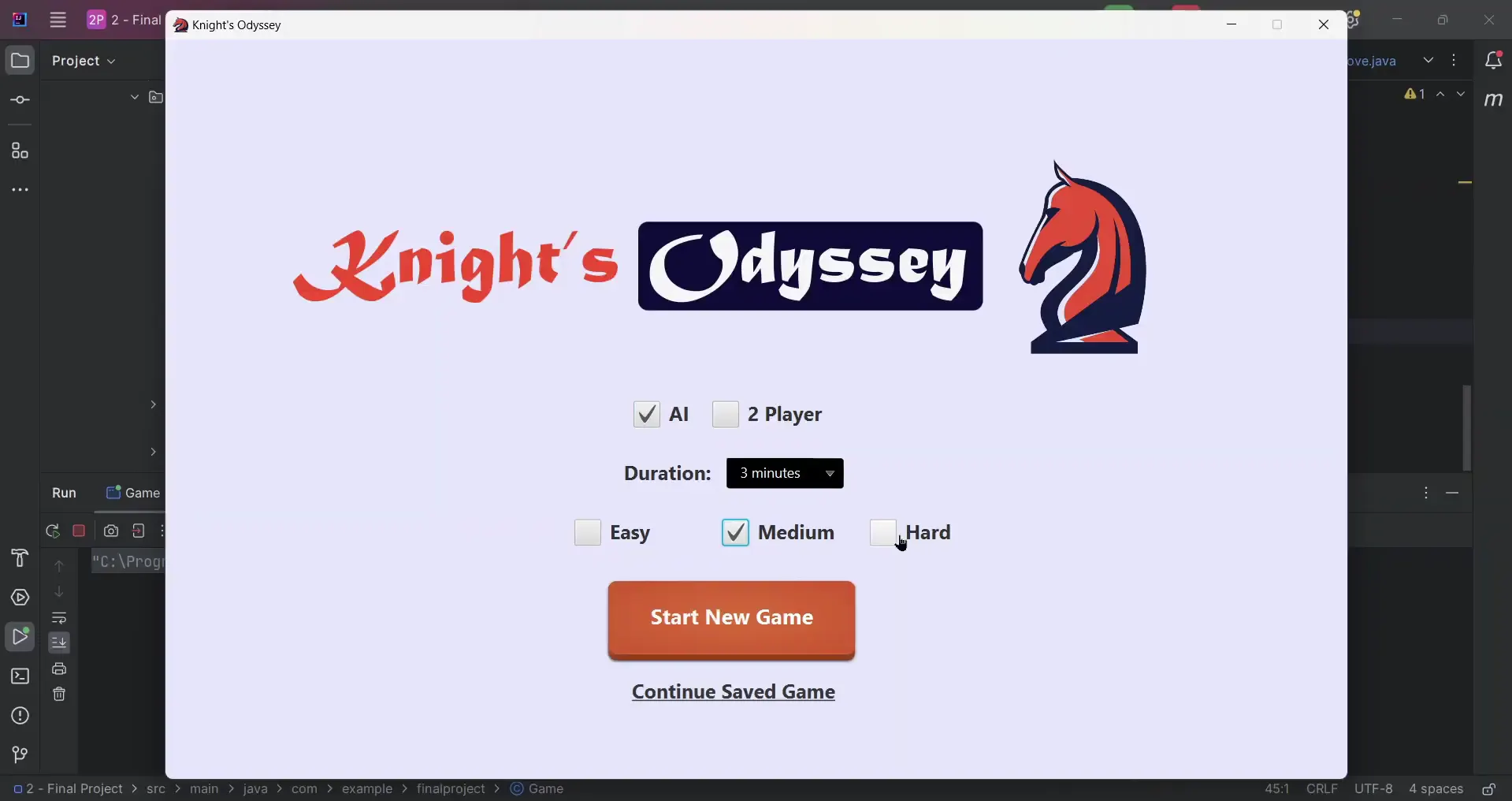 Chess Game, screen 2 of 9